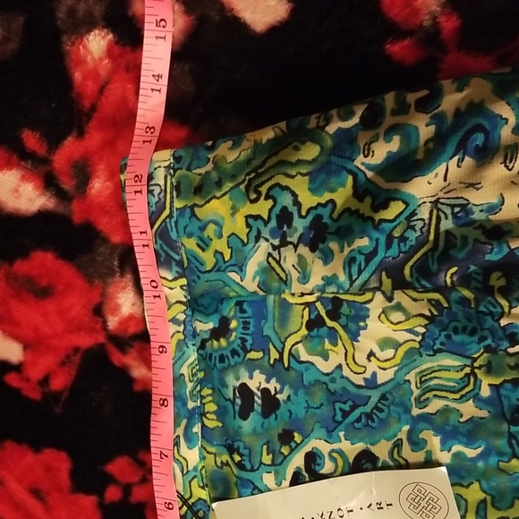 WAS $72. ENDLESS KNOT ART 100% Fully lined Nylon A-line Midi Skirt - Picture 12 of 15